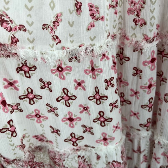 Poupette St Barth Katie Maxi Dress in Pink Parrot Batik Rambo size Small - Picture 7 of 12